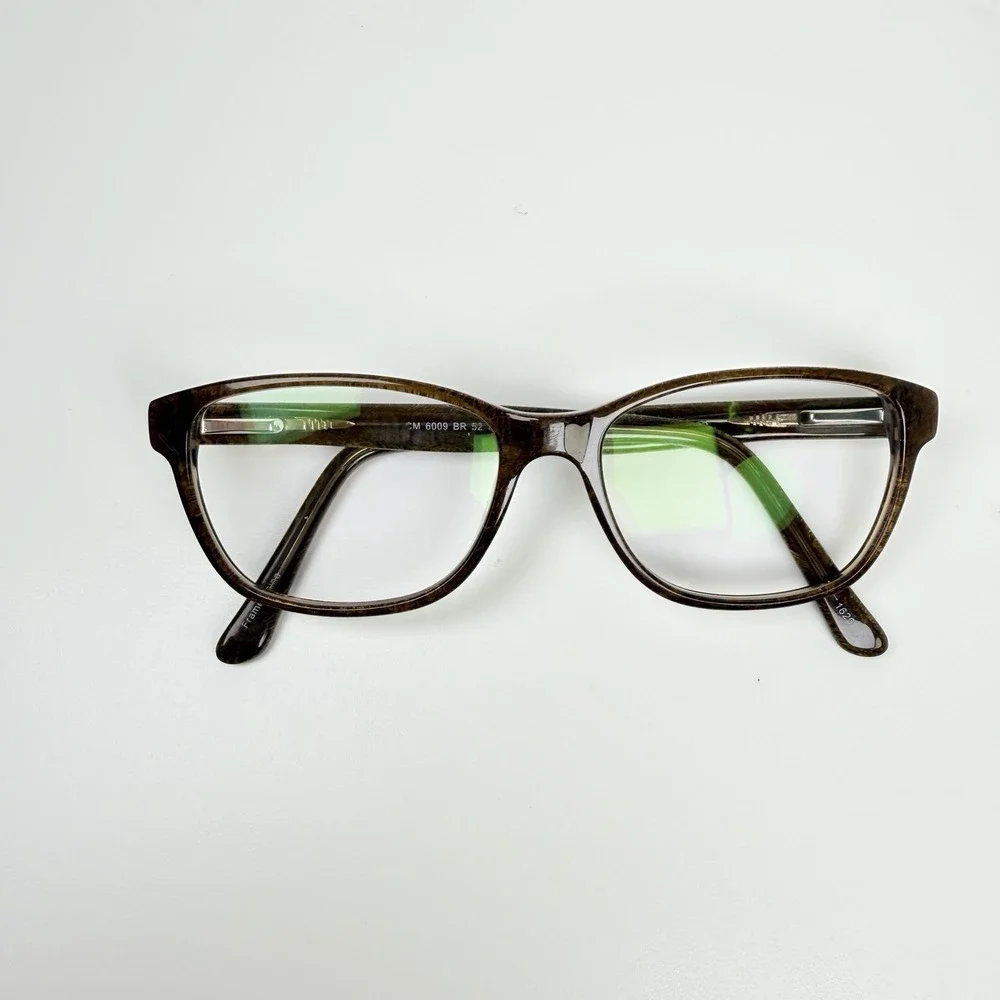 Chelsea Morgan CM6009 BR Eyeglasses Frames Brown Acetate 52-15-140 Womens